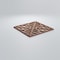 Ekena Millwork Small Garland Decorative Fretwork Wood Wall Panels, Walnut, 11 3/8"W x 11 3/8"H x 3/8"T WALW12X12X0375GRDWA - alternate 6